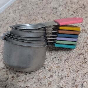 Magnetic Measuring Cups Set 7 Stainless Steel Stackable Nesting Measuring Cups